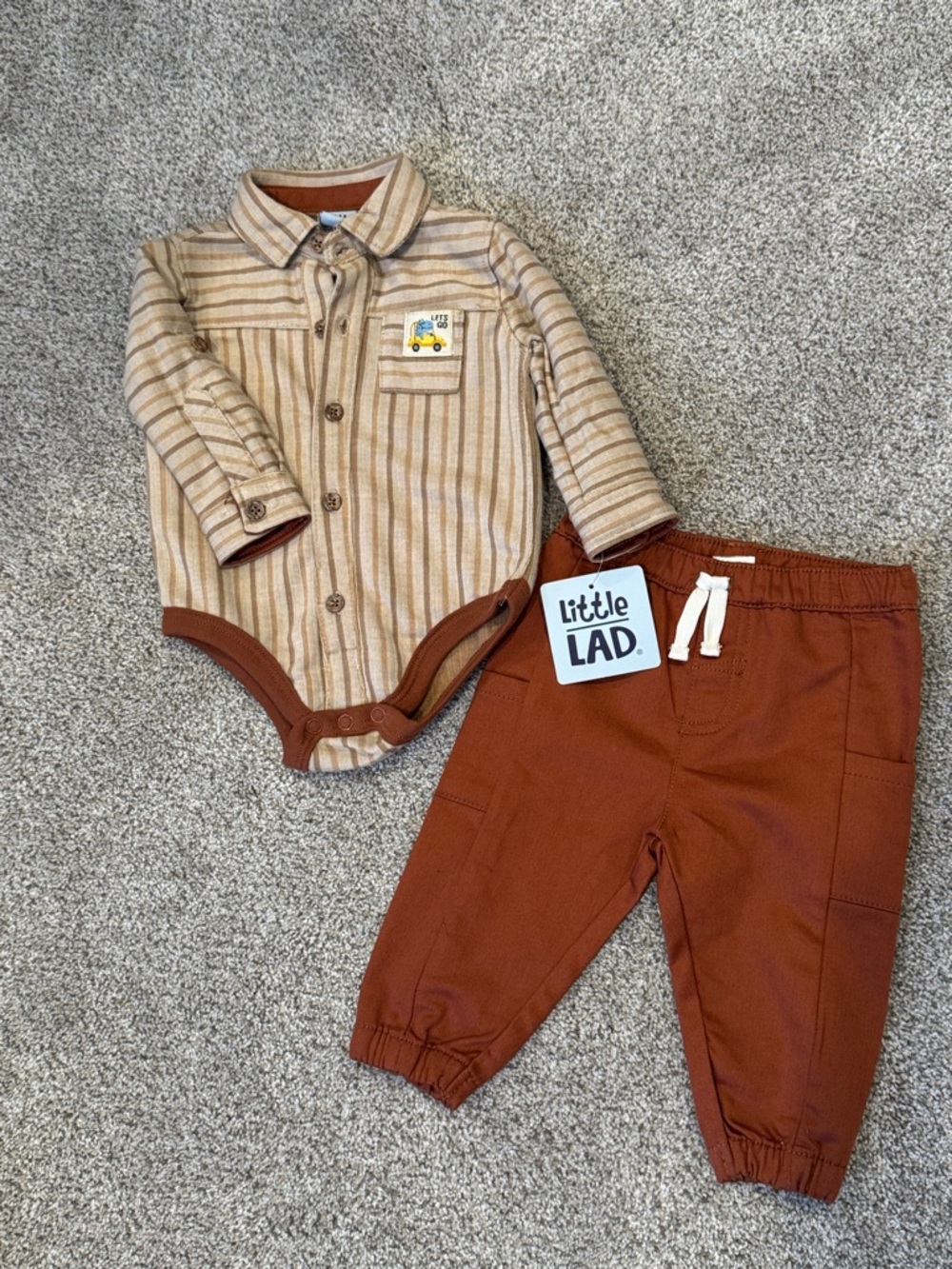 Little Lad Baby Boy 2 Piece Set 3/6 Months